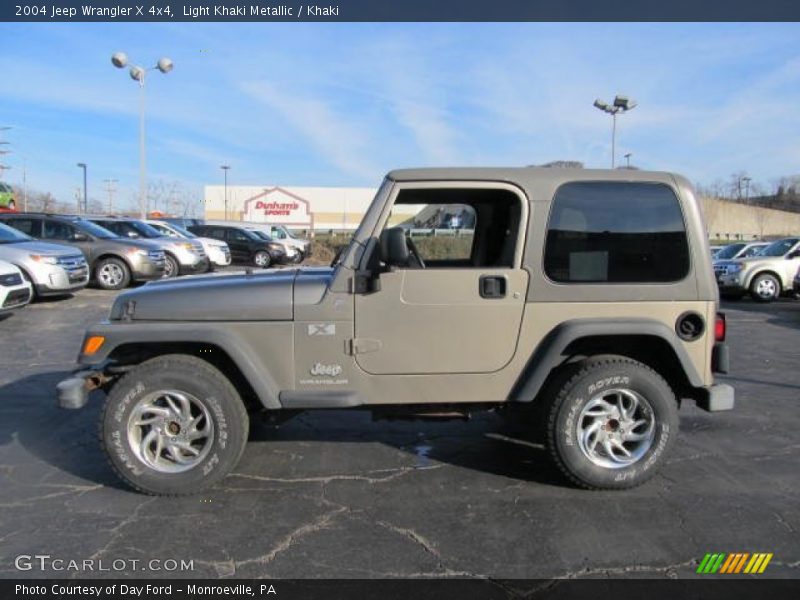 Light Khaki Metallic / Khaki 2004 Jeep Wrangler X 4x4
