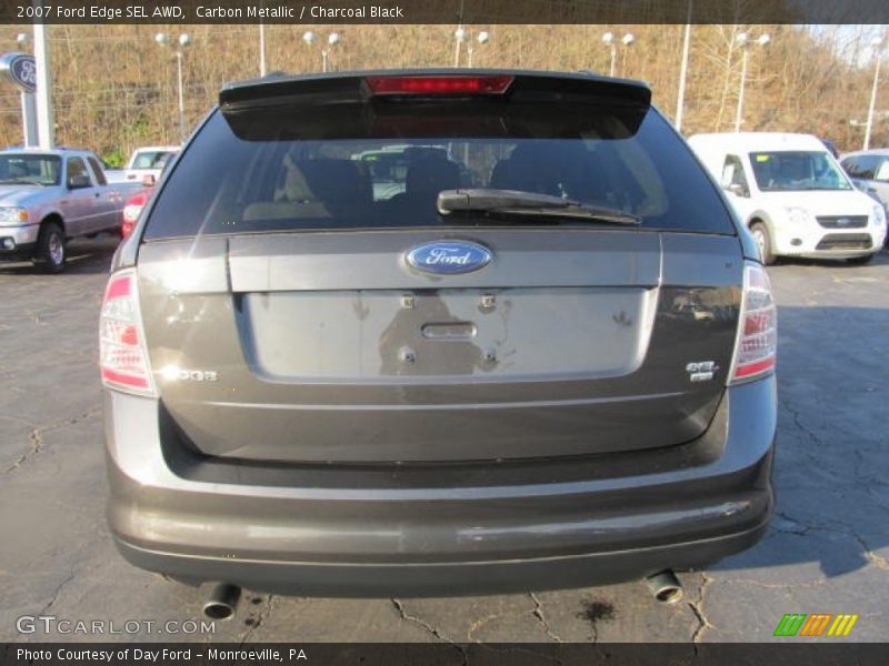 Carbon Metallic / Charcoal Black 2007 Ford Edge SEL AWD