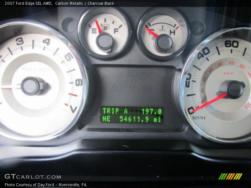 Carbon Metallic / Charcoal Black 2007 Ford Edge SEL AWD