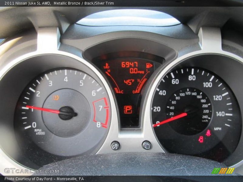  2011 Juke SL AWD SL AWD Gauges