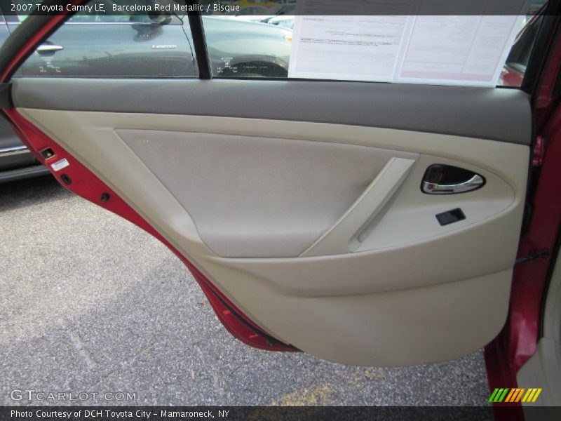 Barcelona Red Metallic / Bisque 2007 Toyota Camry LE