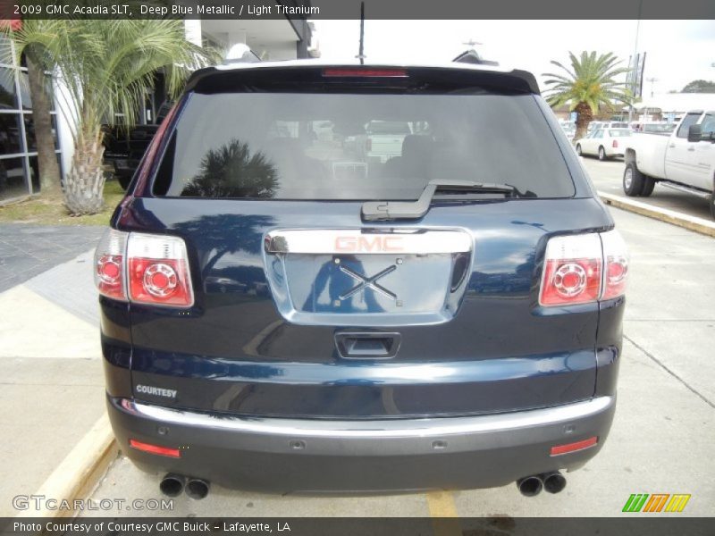 Deep Blue Metallic / Light Titanium 2009 GMC Acadia SLT