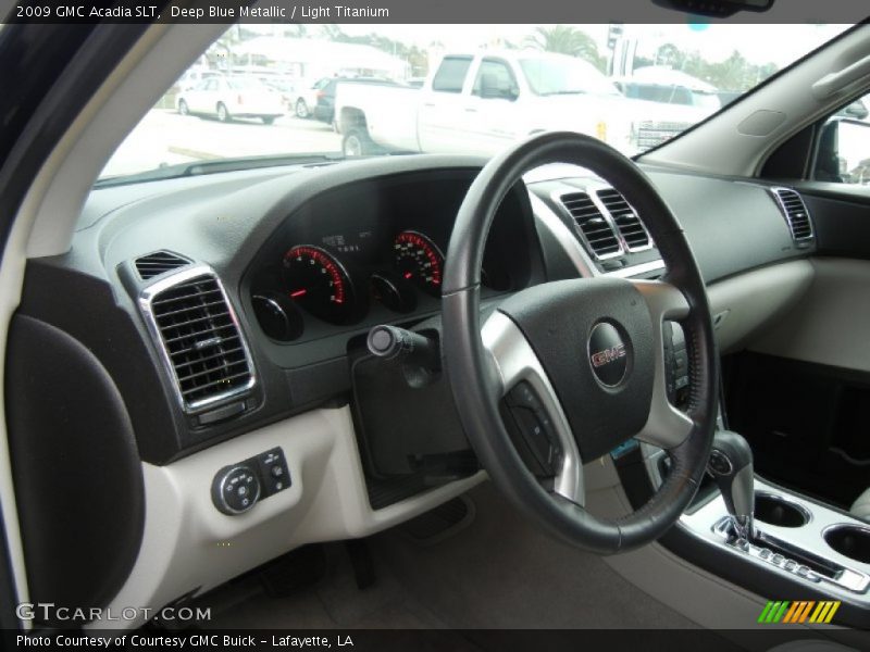 Deep Blue Metallic / Light Titanium 2009 GMC Acadia SLT