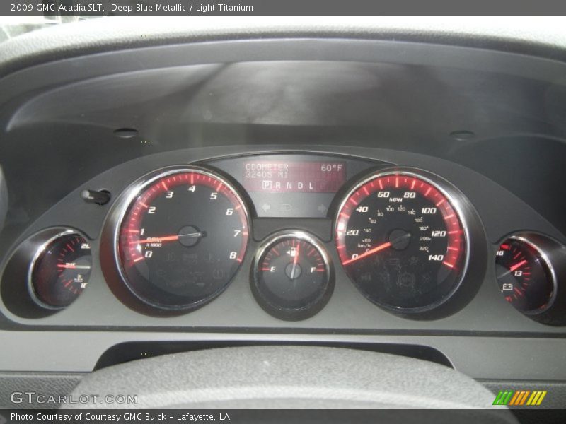 Deep Blue Metallic / Light Titanium 2009 GMC Acadia SLT