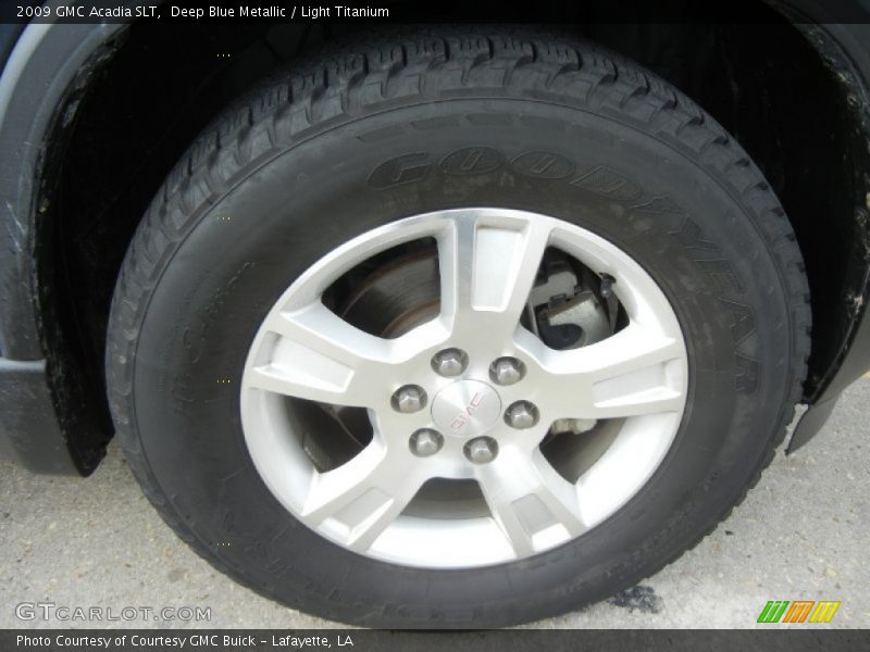 Deep Blue Metallic / Light Titanium 2009 GMC Acadia SLT