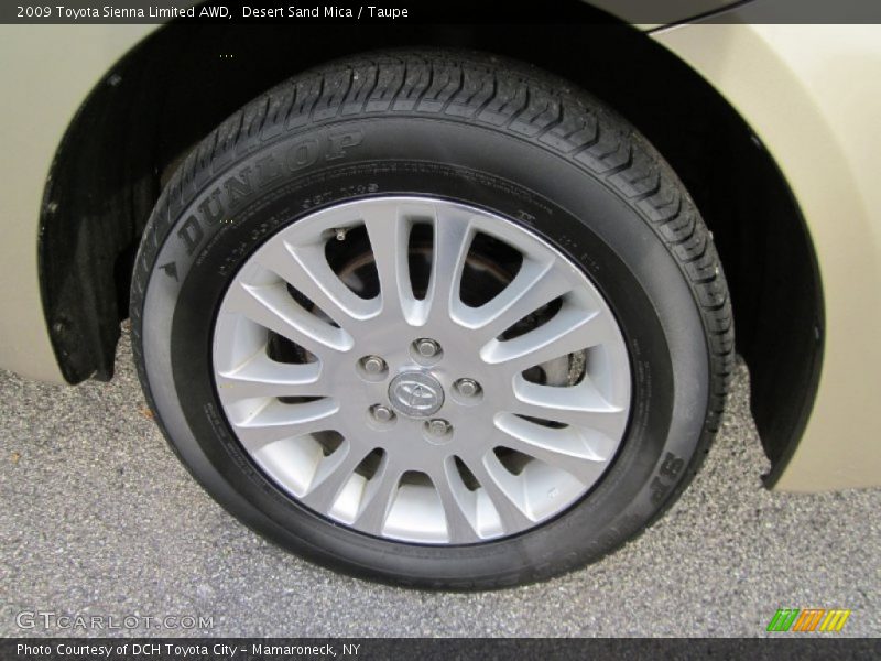 2009 Sienna Limited AWD Wheel