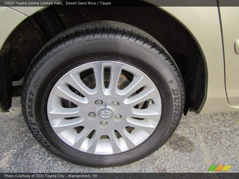  2009 Sienna Limited AWD Wheel