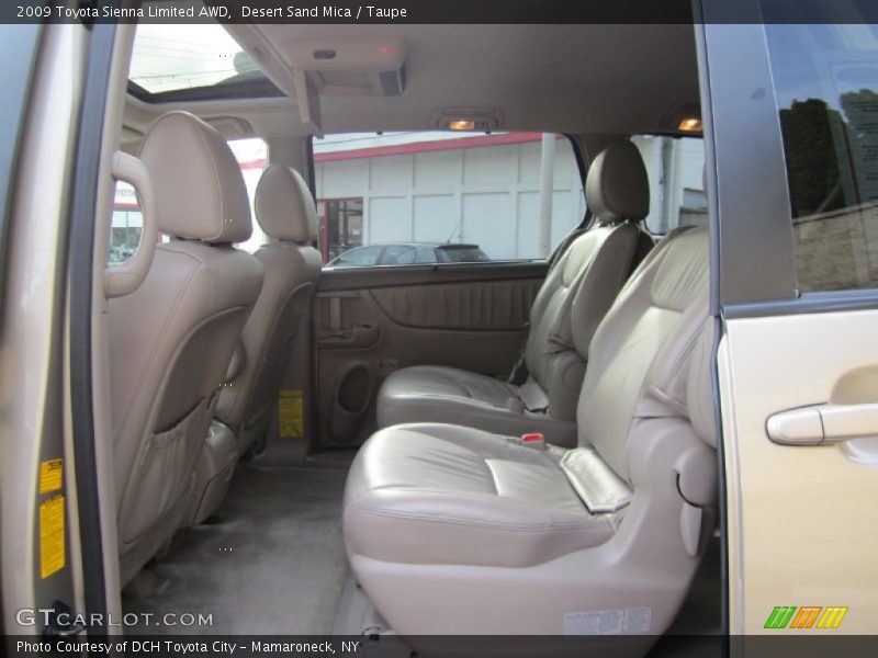  2009 Sienna Limited AWD Taupe Interior