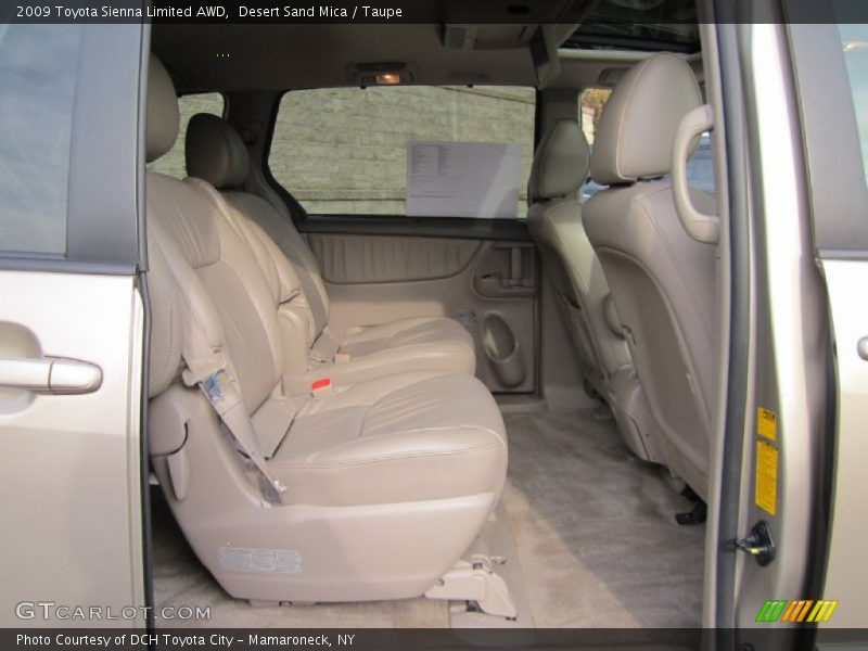  2009 Sienna Limited AWD Taupe Interior