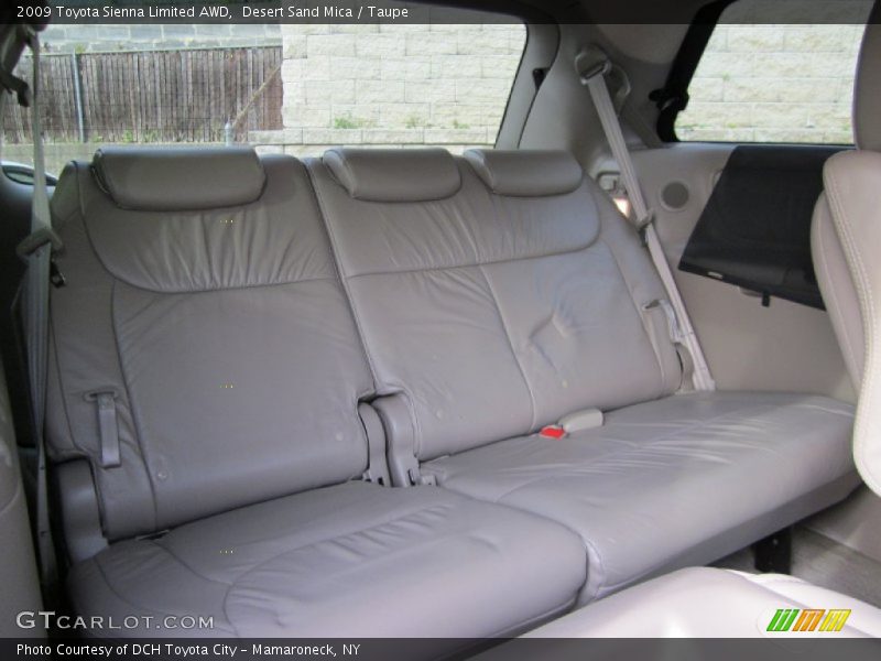  2009 Sienna Limited AWD Taupe Interior
