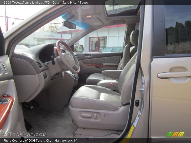  2009 Sienna Limited AWD Taupe Interior