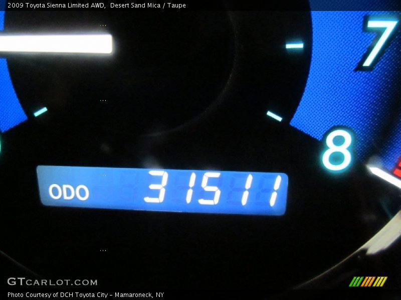 Desert Sand Mica / Taupe 2009 Toyota Sienna Limited AWD
