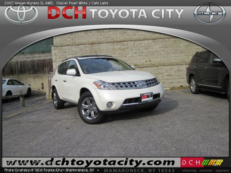 Glacier Pearl White / Cafe Latte 2007 Nissan Murano SL AWD