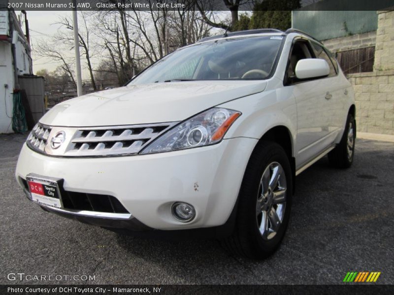 Glacier Pearl White / Cafe Latte 2007 Nissan Murano SL AWD