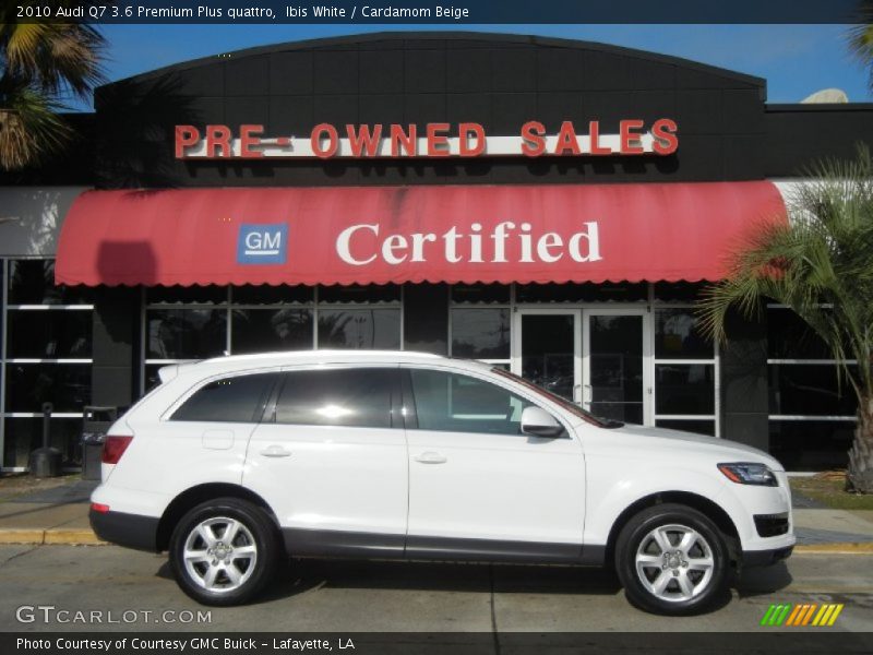 Ibis White / Cardamom Beige 2010 Audi Q7 3.6 Premium Plus quattro
