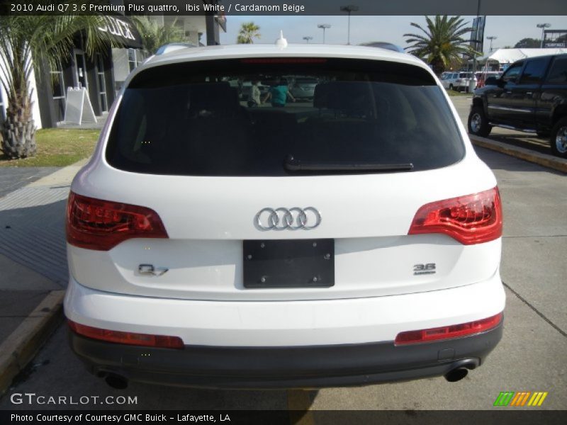 Ibis White / Cardamom Beige 2010 Audi Q7 3.6 Premium Plus quattro