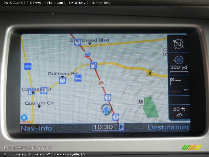 Navigation of 2010 Q7 3.6 Premium Plus quattro