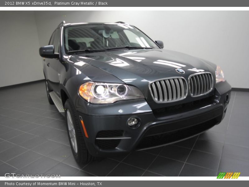 Platinum Gray Metallic / Black 2012 BMW X5 xDrive35d