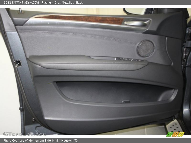Platinum Gray Metallic / Black 2012 BMW X5 xDrive35d