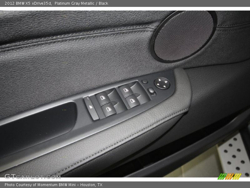 Platinum Gray Metallic / Black 2012 BMW X5 xDrive35d