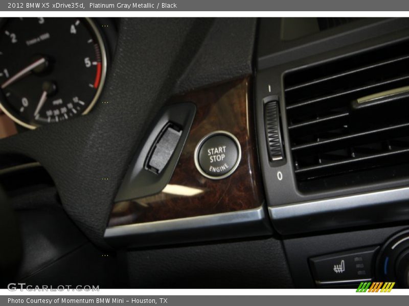 Platinum Gray Metallic / Black 2012 BMW X5 xDrive35d