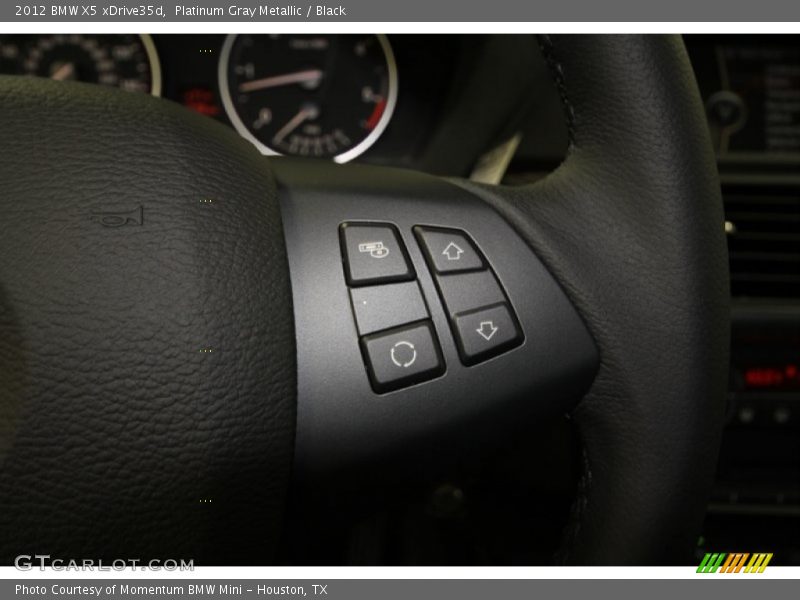 Platinum Gray Metallic / Black 2012 BMW X5 xDrive35d