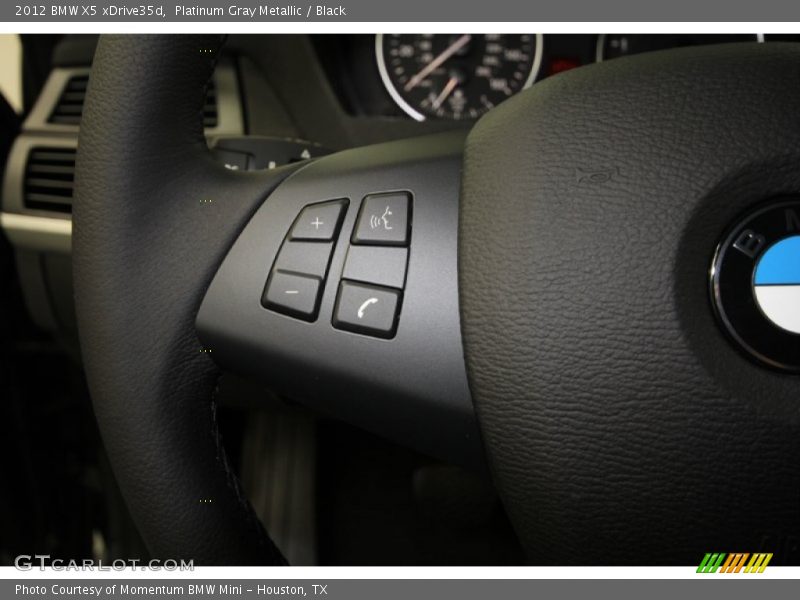 Platinum Gray Metallic / Black 2012 BMW X5 xDrive35d