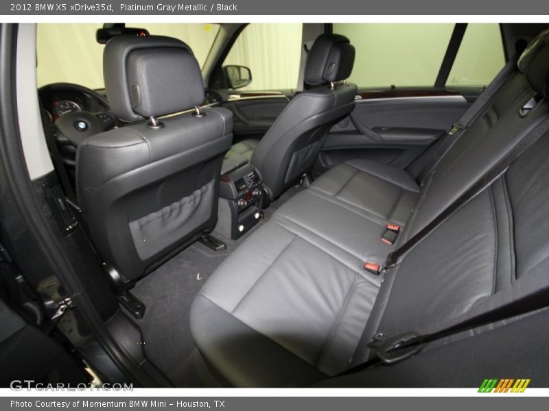 Platinum Gray Metallic / Black 2012 BMW X5 xDrive35d