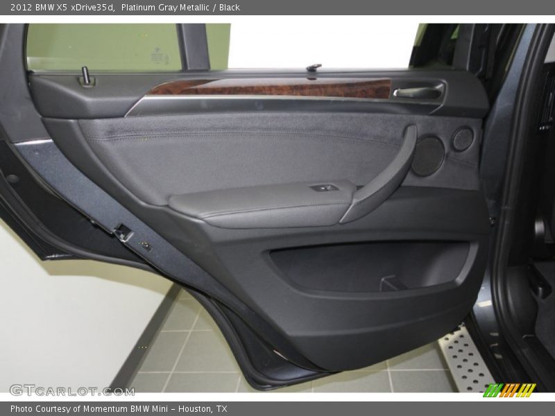 Platinum Gray Metallic / Black 2012 BMW X5 xDrive35d
