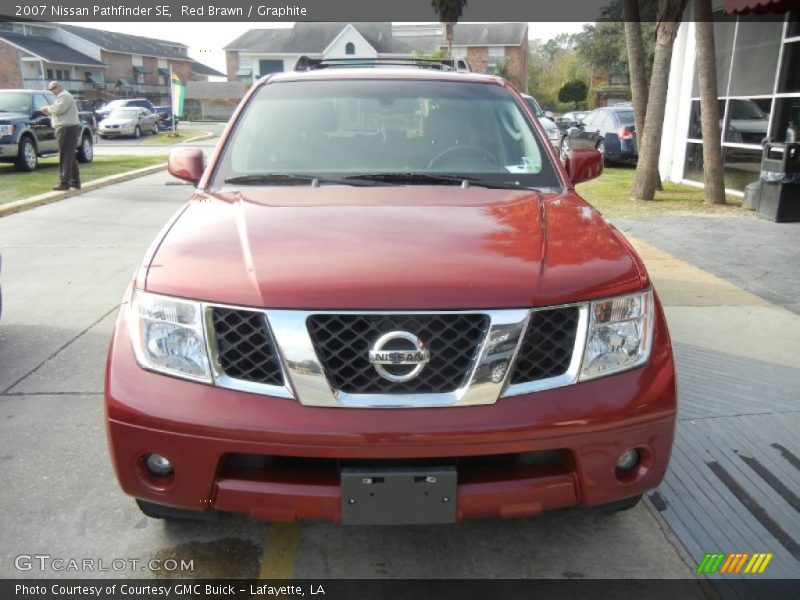 Red Brawn / Graphite 2007 Nissan Pathfinder SE