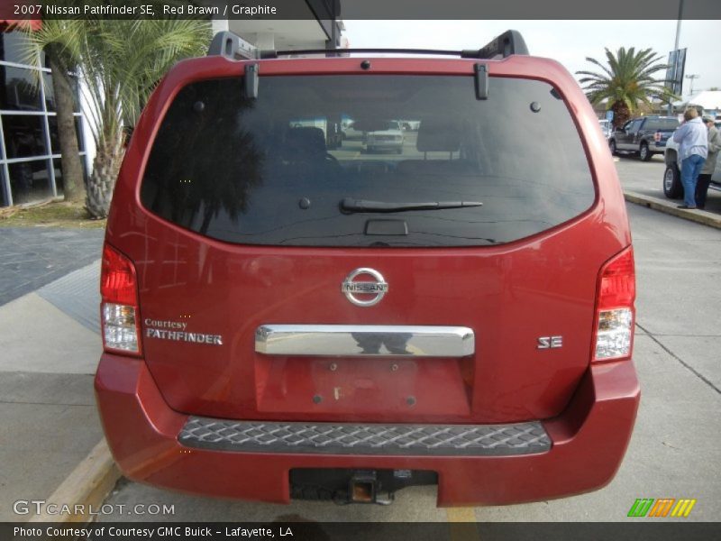 Red Brawn / Graphite 2007 Nissan Pathfinder SE