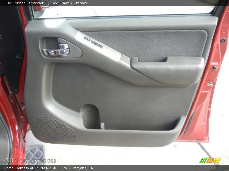 Red Brawn / Graphite 2007 Nissan Pathfinder SE