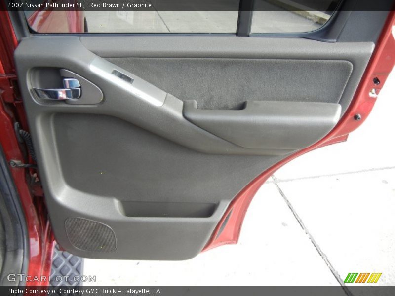 Red Brawn / Graphite 2007 Nissan Pathfinder SE