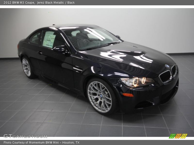 Jerez Black Metallic / Black 2012 BMW M3 Coupe