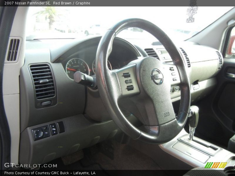 Red Brawn / Graphite 2007 Nissan Pathfinder SE