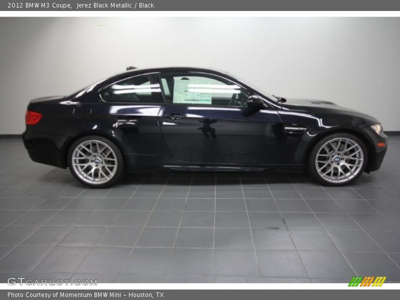 Jerez Black Metallic / Black 2012 BMW M3 Coupe