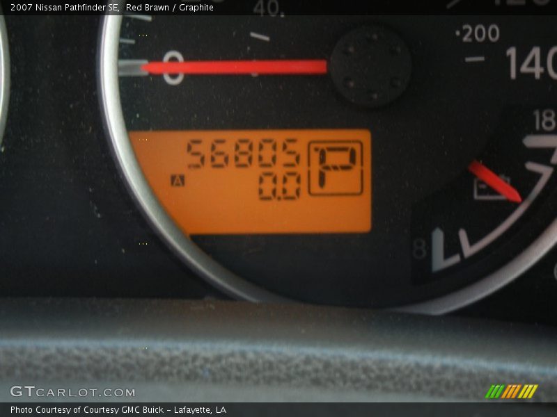 Red Brawn / Graphite 2007 Nissan Pathfinder SE