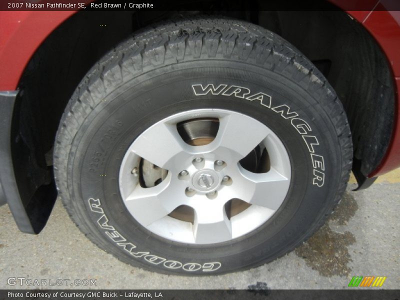 Red Brawn / Graphite 2007 Nissan Pathfinder SE