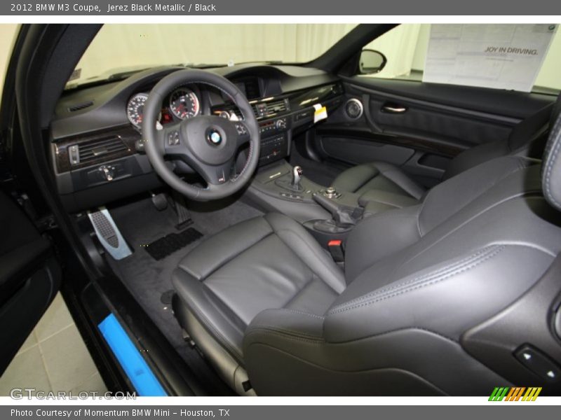 Jerez Black Metallic / Black 2012 BMW M3 Coupe