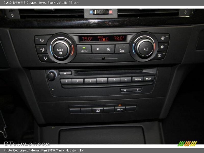 Controls of 2012 M3 Coupe