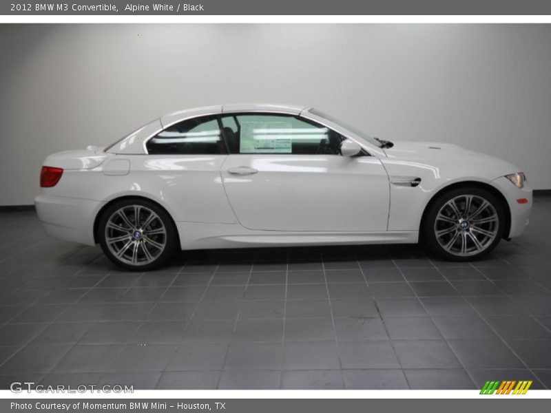  2012 M3 Convertible Alpine White