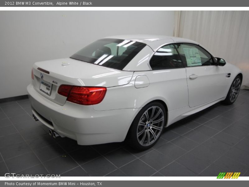 Alpine White / Black 2012 BMW M3 Convertible