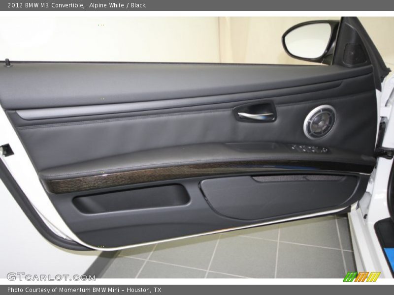 Alpine White / Black 2012 BMW M3 Convertible
