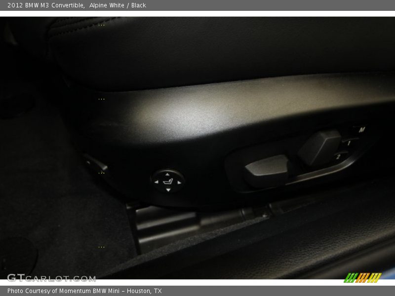 Alpine White / Black 2012 BMW M3 Convertible