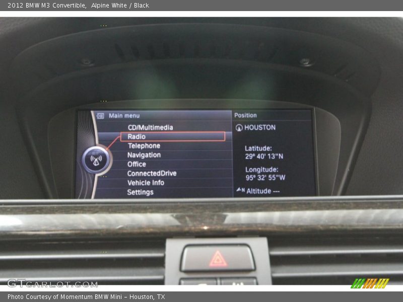 Alpine White / Black 2012 BMW M3 Convertible