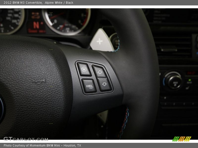 Alpine White / Black 2012 BMW M3 Convertible