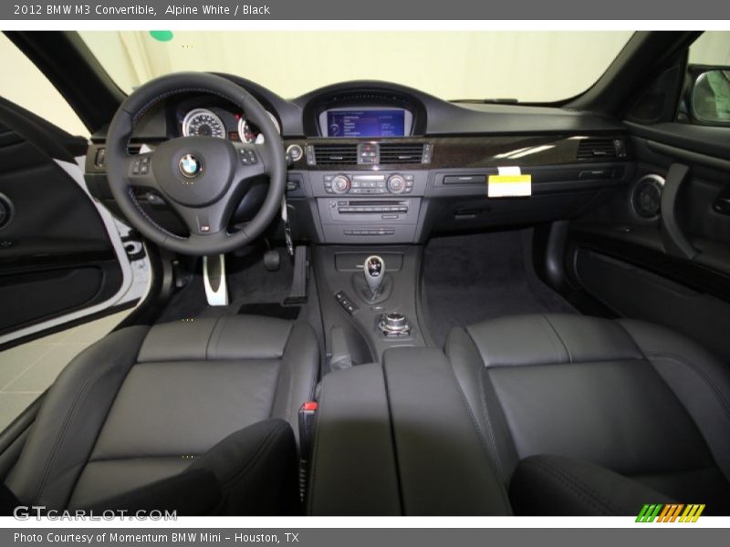 Alpine White / Black 2012 BMW M3 Convertible