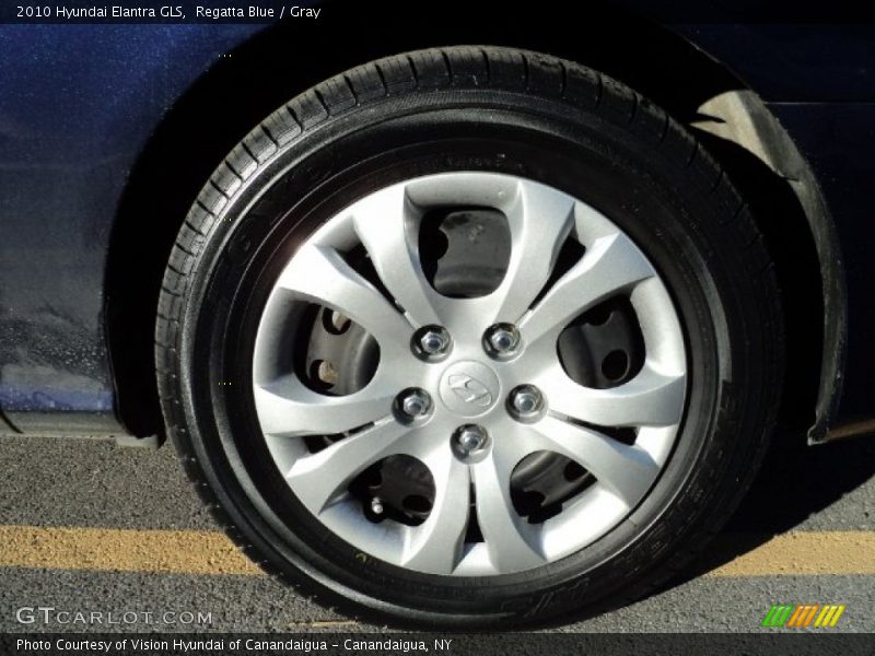 Regatta Blue / Gray 2010 Hyundai Elantra GLS