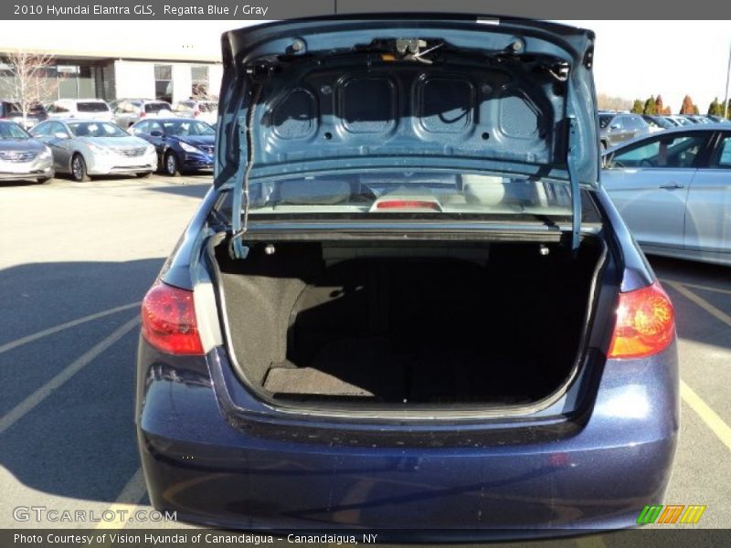 Regatta Blue / Gray 2010 Hyundai Elantra GLS