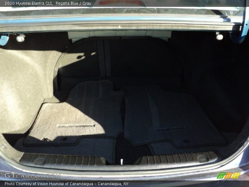 Regatta Blue / Gray 2010 Hyundai Elantra GLS